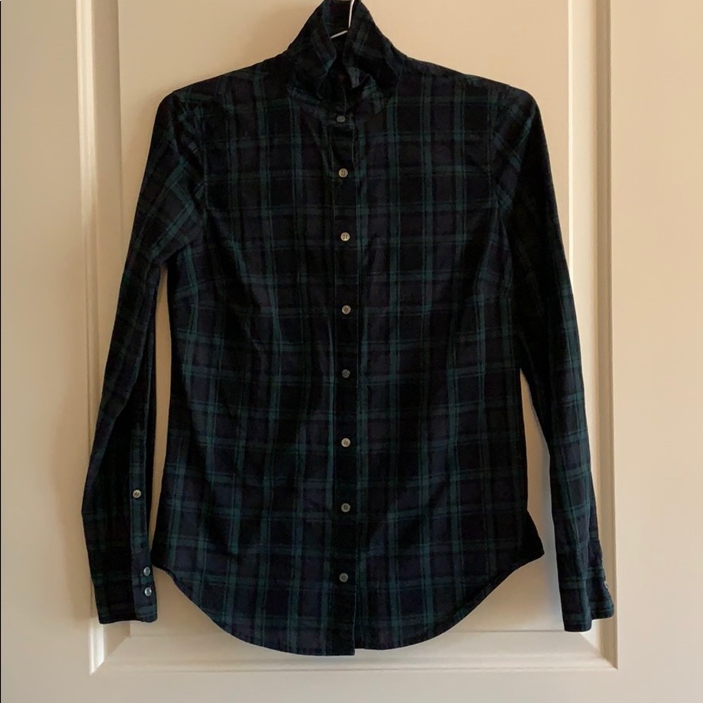 J Crew Perfect Fit Plaid Shirt